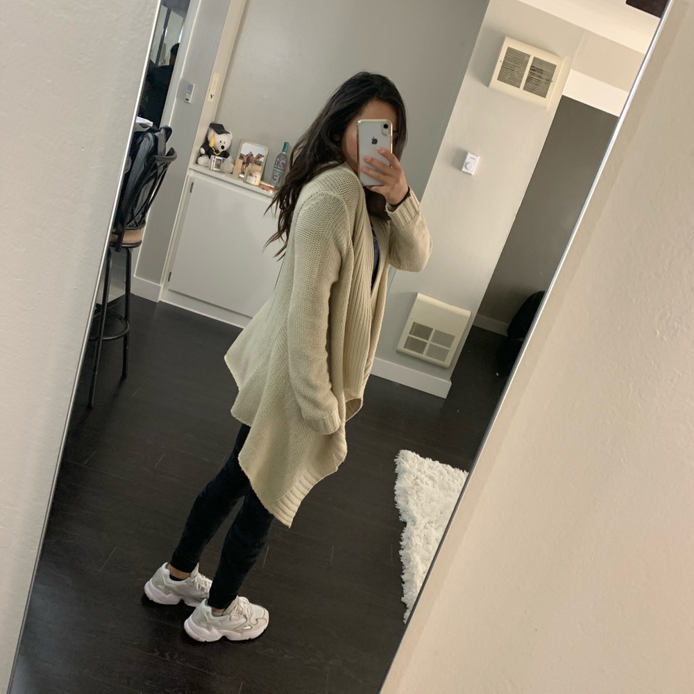 Cream cardigan